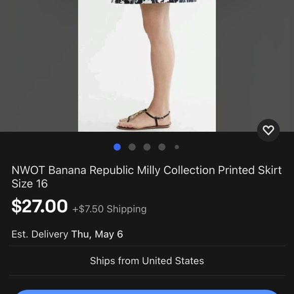 Banana Republic Milly Collection Damask Skirt - Picture 12 of 12